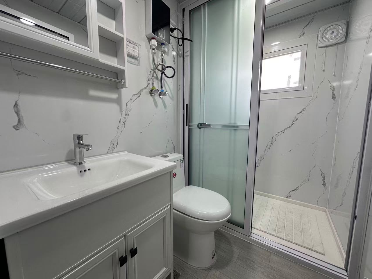 Baño completo contenedor