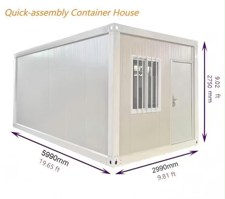 Unidad contenedor en fábrica china