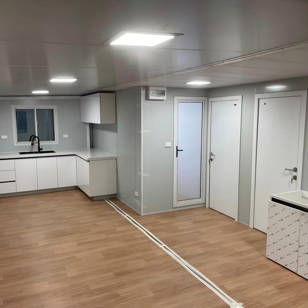 Cocina integrada expandible